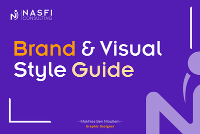 HR Logo and brand guidelines - Nasfi Consulting Agency brand guidelines brand identity branding design graphic design logo logo creation visual guidelines