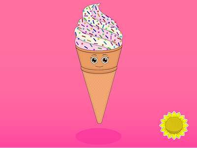 Too many sprinkles 🍦 animation design illustration motion graphics