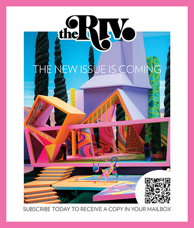 Ad - the Riv design editorial design graphic design layout design