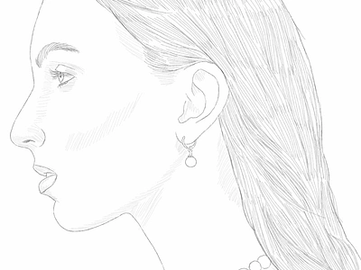 Side Face Sketch 2 by Oz Galeano art arte arte ozgaleano boceto design dibujo digitalart drawing illustration mexico model modelo ozgaleano paper pencil portrait retrato sketch texture ui