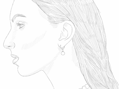 Side Face Sketch 2 by Oz Galeano art arte arte ozgaleano boceto design dibujo digitalart drawing illustration mexico model modelo ozgaleano paper pencil portrait retrato sketch texture ui