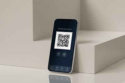 QR code Scrrener Mobile App app screener mobile app mobile ui qr qr code qr code app qr screener qr ui screener uiux