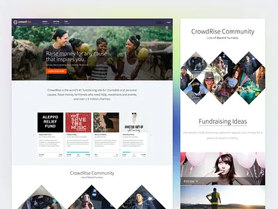 GoFundMe Charity: Designing for Social Change and Impact app art direction brand design branding charity design donate fundraising philanthropy product responsive saas social causes startup ui ui design ux ux design visual design web site design