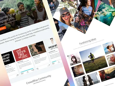GoFundMe Charity: Designing for Social Change and Impact app art direction brand design branding charity design donate fundraising philanthropy product saas social causes startup ui ui design ux ux design visual design web site design