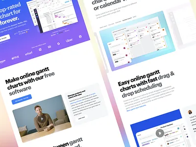 TeamGantt: Connecting Brand Strategy and Design art direction brand design branding design gantt charts product project management saas startup ui ui design ux ux design visual design web site design