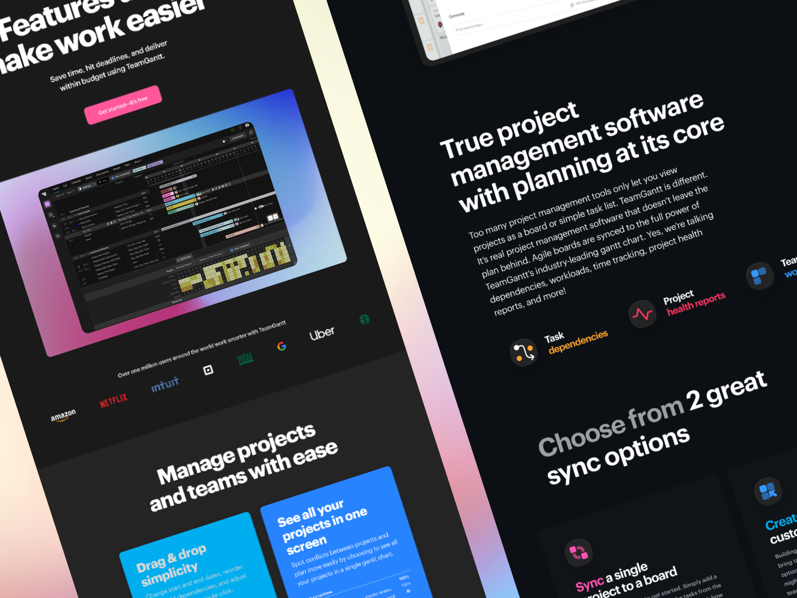 TeamGantt: Connecting Brand Strategy and Design art direction brand design branding design gantt charts product project management saas startup ui ui design ux ux design visual design web site design