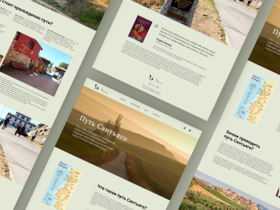 Longread El Camino de Santiago #2 design el camino de santiago ui ux webdesign