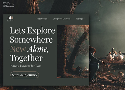 Design Challenge 003: Landing Page UI daily design graphic design ui ux