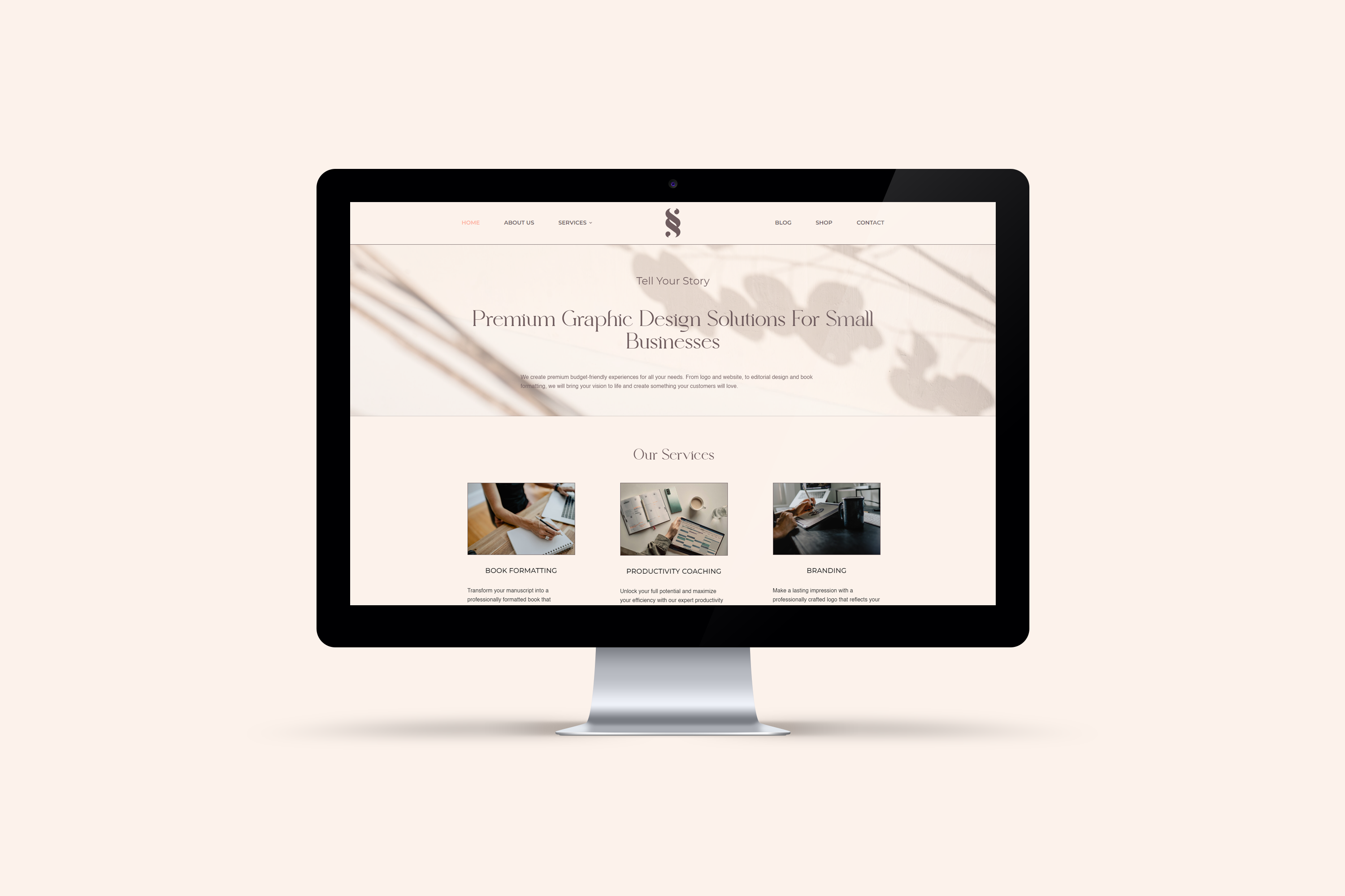 My Website book branding design formatting graphic design layout logo typography ui