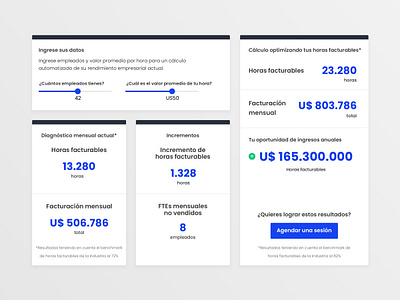 Calculator for Return On Investment (ROI) results branding calculator design design trend graphic design roi trend ui ux visual design