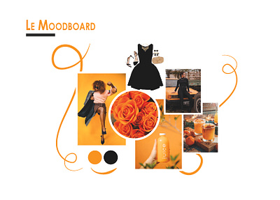 Moodboard design graphic design illustrator moodboard