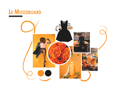 Moodboard design graphic design illustrator moodboard