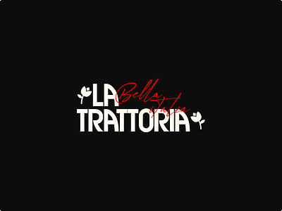 La Trattoria Bella Italia® Brand Identity brand branding design graphic design identity illustration illustrator logo minimal vector