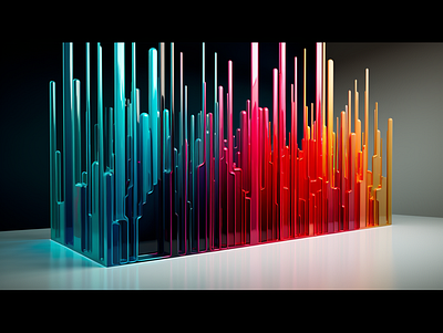 Rigid and Soft Gradients in Gravity 3d abstract art art direction concept art study
