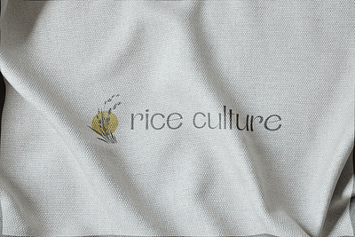 rice culture branding brand branding design graphic design logo vector