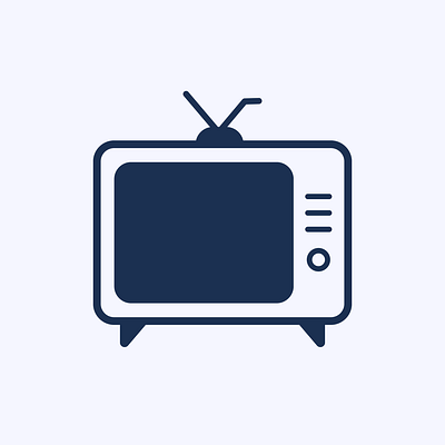 Old TV creative design graphic design icon icon design illustration symbol tv vector