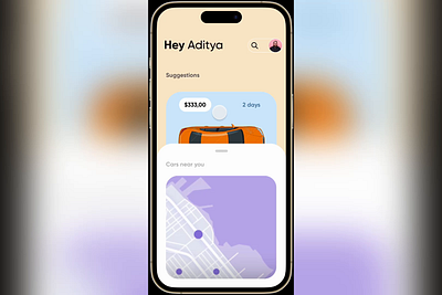 Transition from dark to light mode in mobile : Motion UI 🔈🔛 dark mode figma framer mobile ui motion taxi transition travel uber ui ux