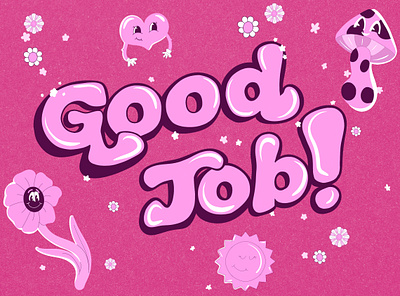 Good Job! Illustration design graphic design illustration logo typography vector
