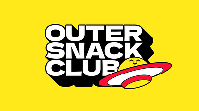 Outer Snack Club / Logo Design & Brand Identity branding design graphic design illustration typography vector