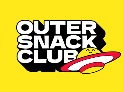 Outer Snack Club / Logo Design & Brand Identity branding design graphic design illustration typography vector