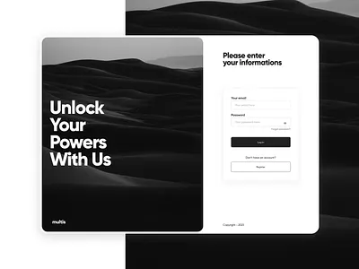 Log in / registration screen UI branding design logo ui ui design uidesign user experience user interface ux design uxui design