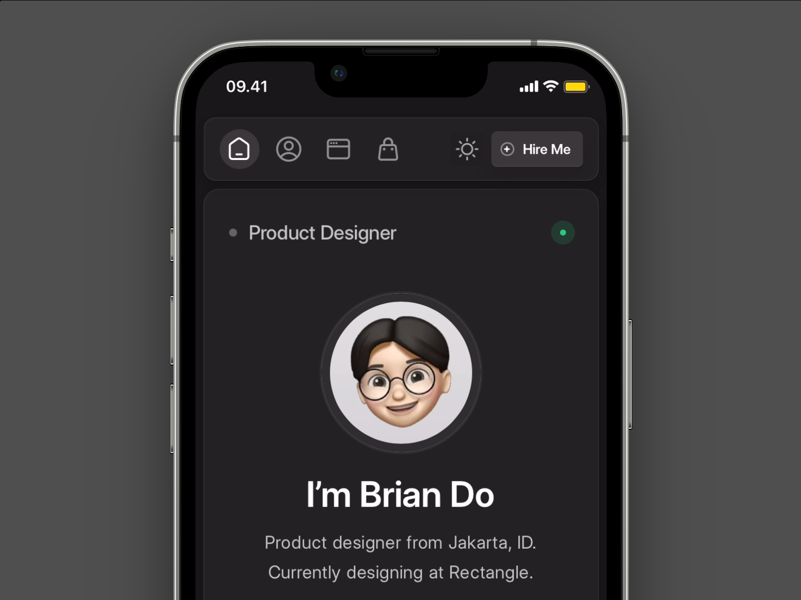 Subtle Folio Dark Mode – Portfolio Framer Template card clean dark mode design framer framer template landing page modern npw personal website portfolio product saas showcase subtle folio template ui ux web design website
