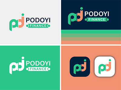 Podoyi Logo Design 3dlogo abstractlogo artwork brandingdesign design finance finance logo financial financial logo graphicdesign illustration logo logo design logo maker podoyi ui vector
