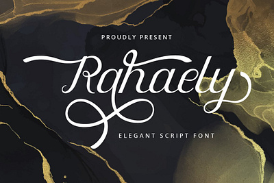 Free Elegant Script Font - Rahaely Font display font