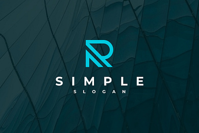 Letter R Simple Logo alphabet branding design graphic design illustration initial letter letter r logo logo design minimal minimalist modern monogram r simple typography vector