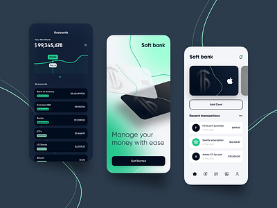 Finance: Mobile Bank App app app design bank bank app banking banking app finance finance app finances financial fintech mobile app mobile app design mobile ui web app web app banking