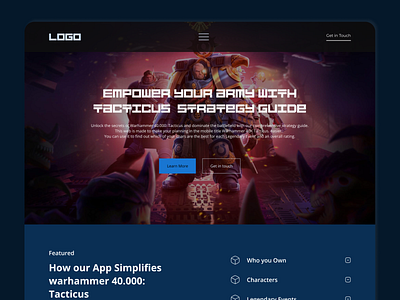 Concept gaming website figma game web design gaming ui uiux ux webdesign website design