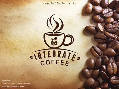 Concept : Coffee - Logo Design (Unused)It's totally available f a b c d e f g h i j k l m n bean coffee best coffee logo best logo brand identity cafe logo coffee coffee logo coffee shop creative work drink graphic design logo logo design logo inspiration logofolio modern monogram o p q r s t u v w x y z