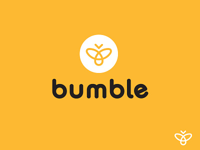bumble bee bold branding bumble design geometric insect logo logodesign minimal modern