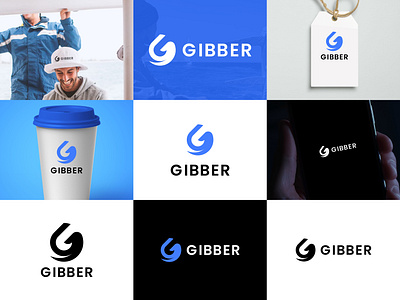 Gibber logo design - GB Letter Logo Design - Anchor Logo anchor anchor logo brand brand identity branding branding logo design g branding gb branding gb logo gb logo design gb wave logo gibber logo graphic design illustration logo logo design logo mark logos modern logo