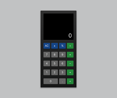 daily ui 004: calculator 004 calculator challenge daily ui