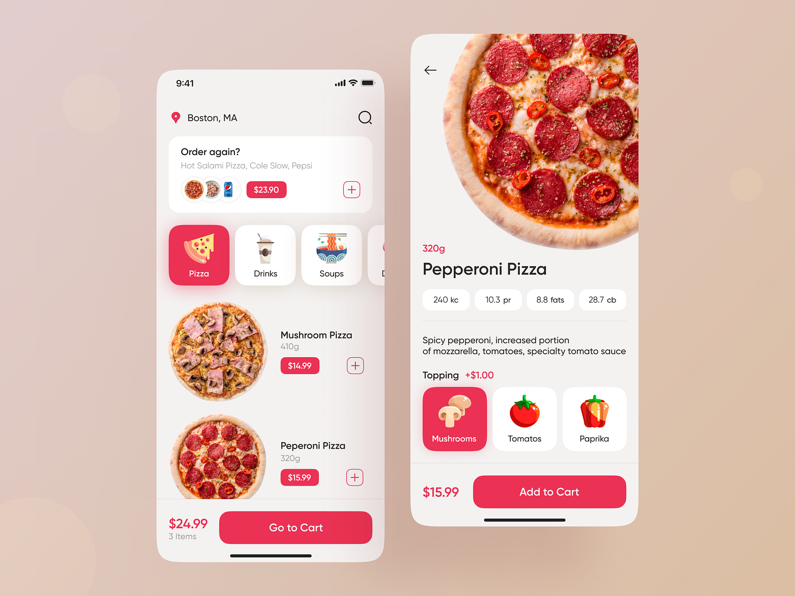 Restaurant App by Dmitry Lauretsky for Ronas IT | UI/UX Team on Dribbble