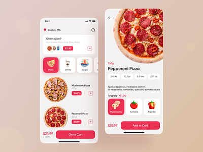 Restaurant App app app design apps design food mobile app restaurant restaurant app ui ux