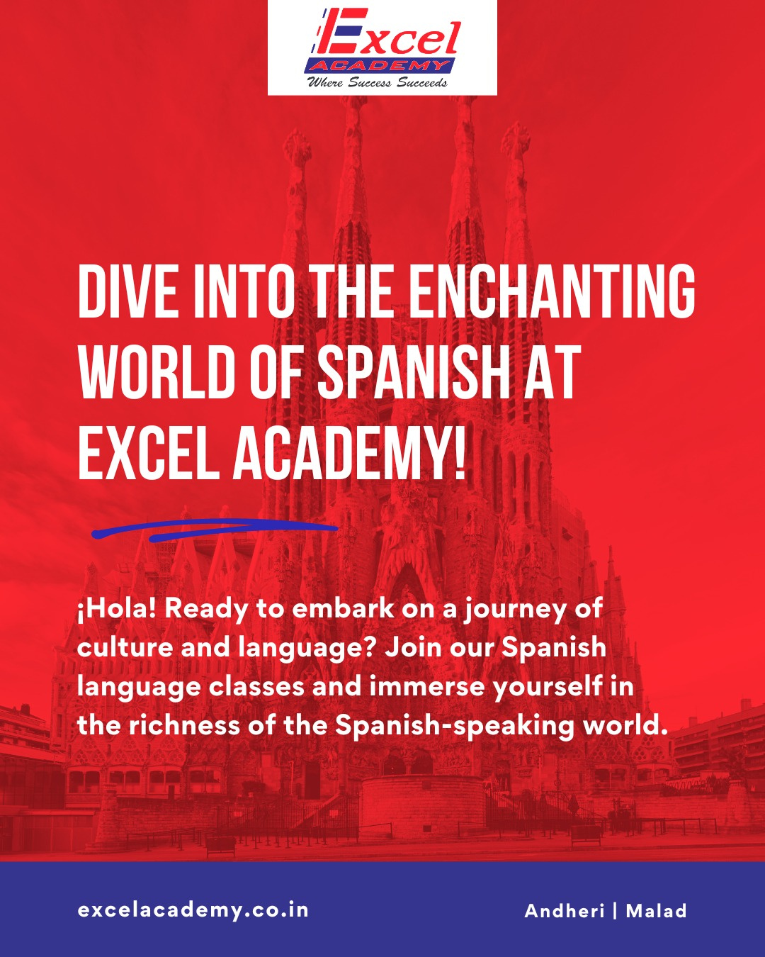 best-spanish-classes-in-mumbai-by-excel-academy-on-dribbble