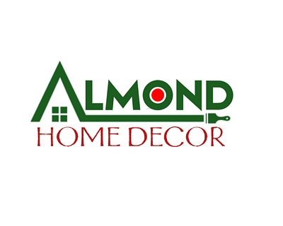 Almond home decor design graphic design illustration ll ogo logo