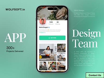 User profile page for Social grocery delivery app app branding delivery design ecommerce graphic design grocery illustration logo mobile ui uikit uiux user profile