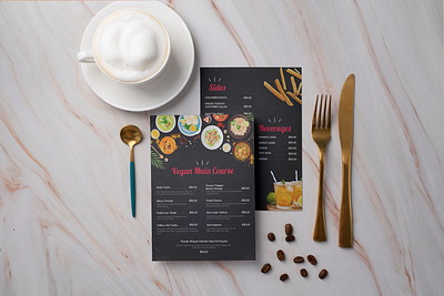 Food Menu Card Design branding design graphic design illustration logo vector