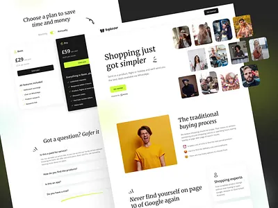 BigGofer: Streamlining Your Retail Journey animation branding design discounts inspiration logo product product search ui ux website