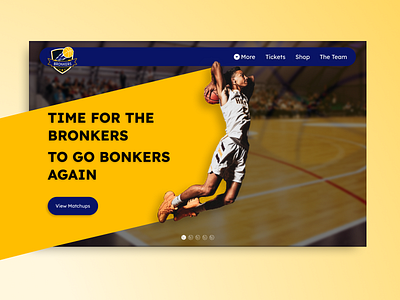 Unleash the Spirit: Bronkers College Team's Vibrant Landing Page design designer figma landingpage portfolio spirit ui uidesign uiux userexperience userinterface ux webdesign website