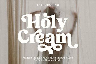 Holy Cream - Retro Serif Font