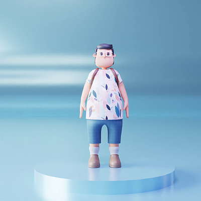 SortedMiles 3D Character Design 3d 3d animation 3d character 3d modeling travel
