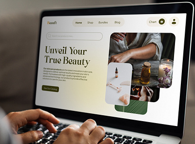 Skincare - Web design beauty branding desing graphic design product skincare ui web web design