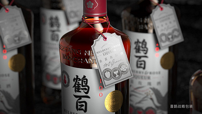 The Rose Chimera of Oriental Whiskey package design