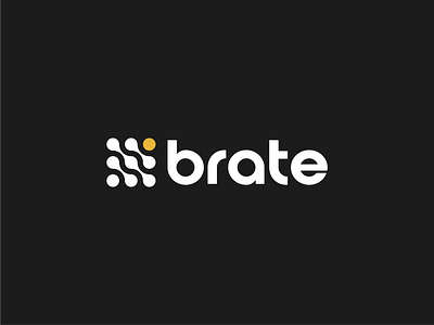 Brate - Logo Design black branding company logo design geometric graphic design illustration logo minimal logo modern logo phencils timeless ui vector
