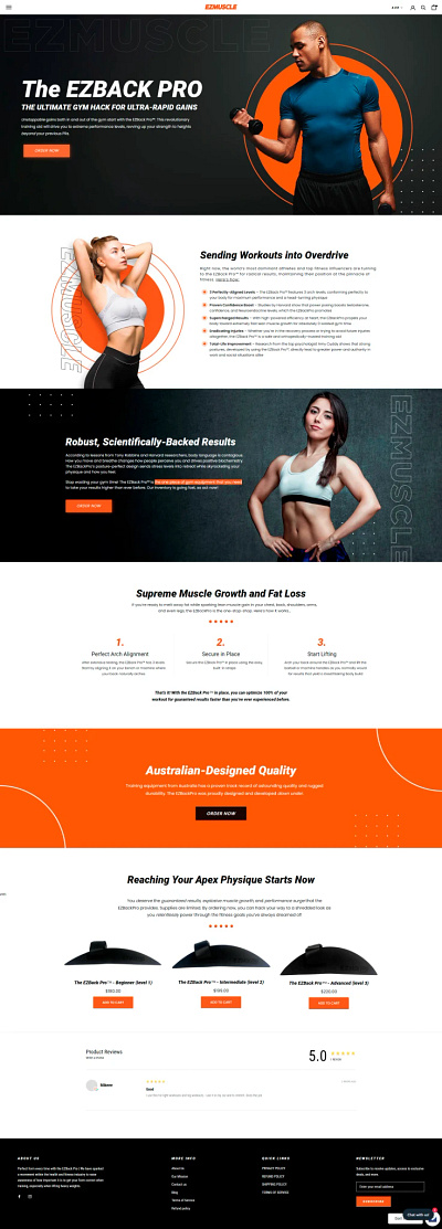 EzBack Pro: Shopify Landing page branding design graphic design illustration landing page logo website wordpress