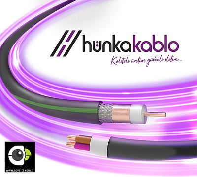 Hünka Kablo Poster Tasarımı 3d branding cable graphic design illustration kablo